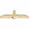 Ekena Millwork Eugene Rough Sawn Timber Gable Bracket, Douglas Fir, 60"W x 20"H x 6"D x 6"F, 8/12 Pitch GBW060X20X0606EUG00RDF - alternate 2